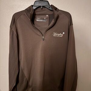 Columbia Chocolate Half-Zip Sweatshirt